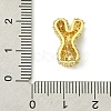 Rack Plating Brass Clear Cubic Zirconia Pendants KK-S378-01G-Y-3