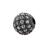 CZ Brass Micro Pave Grade AAA Clear Color Cubic Zirconia Round Beads LS-KK-O065-6mm-05B-NR-1
