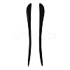 Vintage Schima Wood Hair Sticks Findings OHAR-N008-09-1