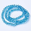 Electroplate Glass Beads Strands EGLA-A034-T10mm-A13-2