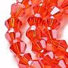 Transparent Electroplate Glass Beads Strands EGLA-A039-T3mm-A14-3