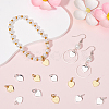 20pcs 2 Styles Rack Plating Brass Charms FIND-BBC0015-86-4
