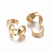 304 Stainless Steel Bead Tips STAS-H558-21G-2