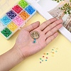 AB Color Plated Eco-Friendly Transparent Acrylic Beads TACR-CJ0001-13-8