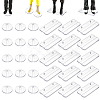 100Pcs 2 Styles PC Plastic Action Figure Display Pedestals ODIS-NB0001-66A-1