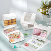 Square Paper Storage Gift Boxes with Clear Visible Window CON-WH0095-65B-5