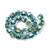 Handmade Gold & Silver Foil Glass Beads FOIL-Q003-01F-2