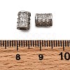 Brass Micro Pave Cubic Zirconia Beads KK-Z126-09P-3