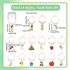 Alloy Enamel Wine Glass Charms AJEW-SC0002-10-2