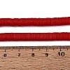 Handmade Polymer Clay Beads Strands CLAY-R089-6mm-036-4