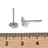 Non-Tarnish 304 Stainless Steel Post Stud Earring Findings X-STAS-R063-50-4