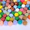 Hexagonal Silicone Beads SI-JX0020A-69-4