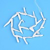 Natural Baroque Pearl Keshi Pearl Beads Strands PEAR-N021-16A-2
