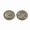 Imitation Leather Covered Cabochons WOVE-N006-02C-1
