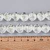 Handmade Foil Glass Beads Strands FOIL-Q002-06E-4