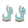 Alloy Enamel Chandelier Component Links PALLOY-Q441-041-RS-2