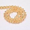 Imitate Austrian Crystal Bicone Glass Beads Strands GLAA-F029-4x4mm-18-2