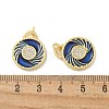 Brass Micro Pave Cubic Zirconia Pendants KK-B124-04G-02-3