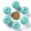 Opaque Acrylic Beads MACR-S370-C20mm-SS2107-3