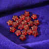 20Pcs Spray Painted Glass Beads GLAA-YW0001-11-3