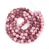 Transparent Baking Paint Glass Beads Strands DGLA-N009-10mm-03-3