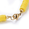 Handmade Polymer Clay Heishi Beads Choker Necklaces NJEW-JN02446-04-3