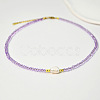 Natural Freshwater Pearl & Glass Beaded Necklaces for Women AC5368-7-1