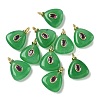 Dyed Natural White Jade Pendants G-H328-04G-B10-1