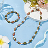 ARRICRAFT 1 Strand Natural Unakite Beads Strands G-AR0004-99-4