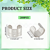 200Pcs 304 Stainless Steel Ear Cuff Findings FIND-DC0002-20-2