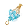 Glass Pendants PALLOY-MZ01302-3