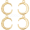 10Pcs Brass Pendants FIND-BBC0004-98-7