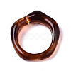 Transparent Resin Finger Rings X-RJEW-T013-001-F02-5