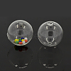 Handmade Blown Glass Globe Beads UNKW-Q001-01-1