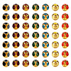 140Pcs 7 Colors Electroplate Glass Beads GLAA-TA0002-65-3