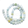 Natural Aquamarine Beads Strands G-K245-A15-04-2