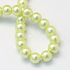 Baking Paint Pearlized Glass Pearl Round Bead Strands HY-Q330-8mm-46-4