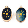 Natural Agate Pendants G-N326-156A-3