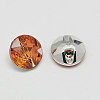 Taiwan Acrylic Rhinestone Buttons BUTT-F020-28mm-37-2