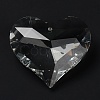 Transparent Glass Pendants GLAA-R223-14B-2