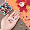 160Pcs 4 Colors Dyed Synthetic Turquoise Charms G-FH0001-76-3