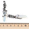 Natural & Synthetic Mixed Gemstone Faceted Double Termimal Pointed Big Pendants G-P547-03AS-A-4