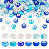 120Pcs 12 Colors Imitation Pearl Style Resin European Beads RPDL-TA0001-11-1