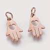 304 Stainless Steel Pendants STAS-Q201-T453R-2