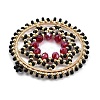 Seed Beads Beaded Pendants PALLOY-MZ00386-01-4