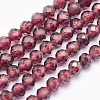 Natural Garnet Beads Strands G-O166-13C-3mm-1