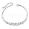 SHEGRACE 925 Sterling Silver Anklet JA64B-1