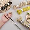 4 Rolls 4 Colors Polyester Cord OCOR-PH0005-11-3
