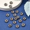 Brass Grade A Crystal Rhinestone Spacer Beads RB-A006-10MM-B-2