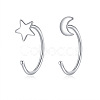 999 Fine Silver Stud Earrings FS-WG1D9DE-04-1